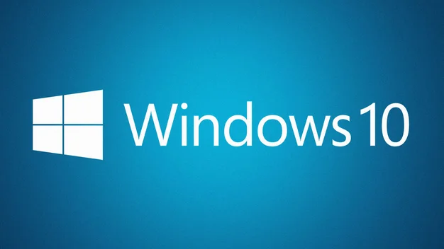 Windows 10 blue logo background