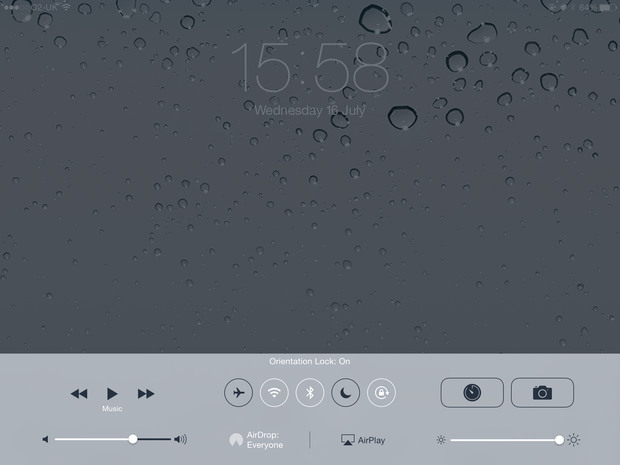 iPad Orientation Lock