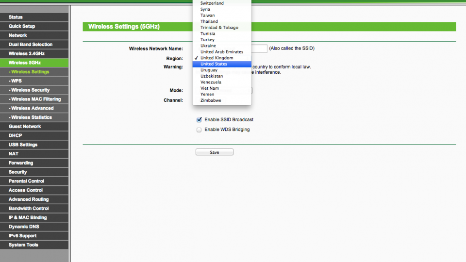 How to properly configure a 5GHz Wi-Fi router Step 2
