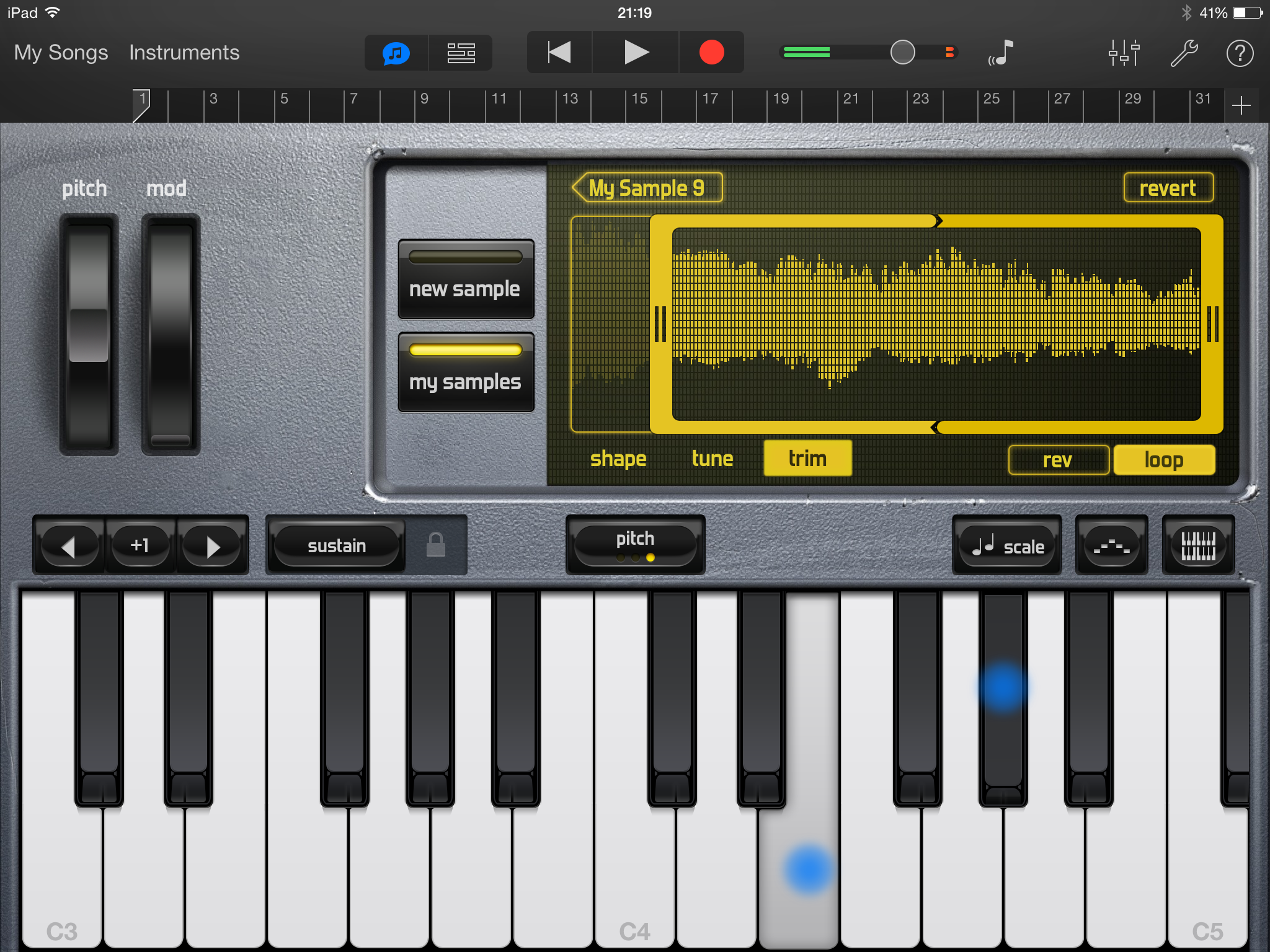Garageband Sampler
