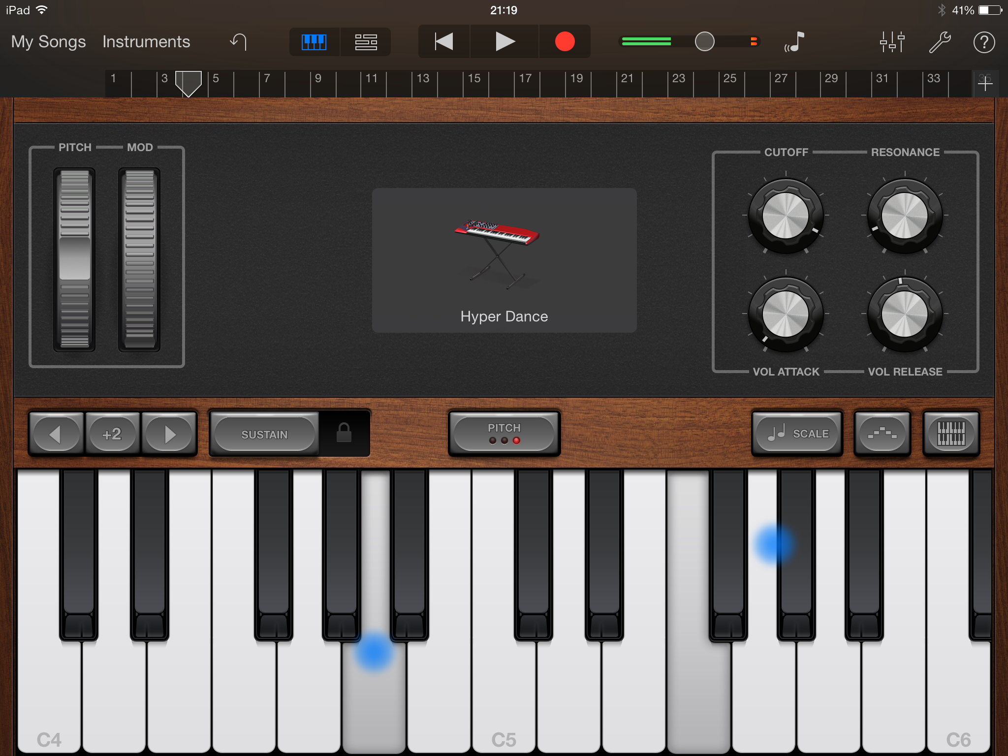 Garageband Keyboard