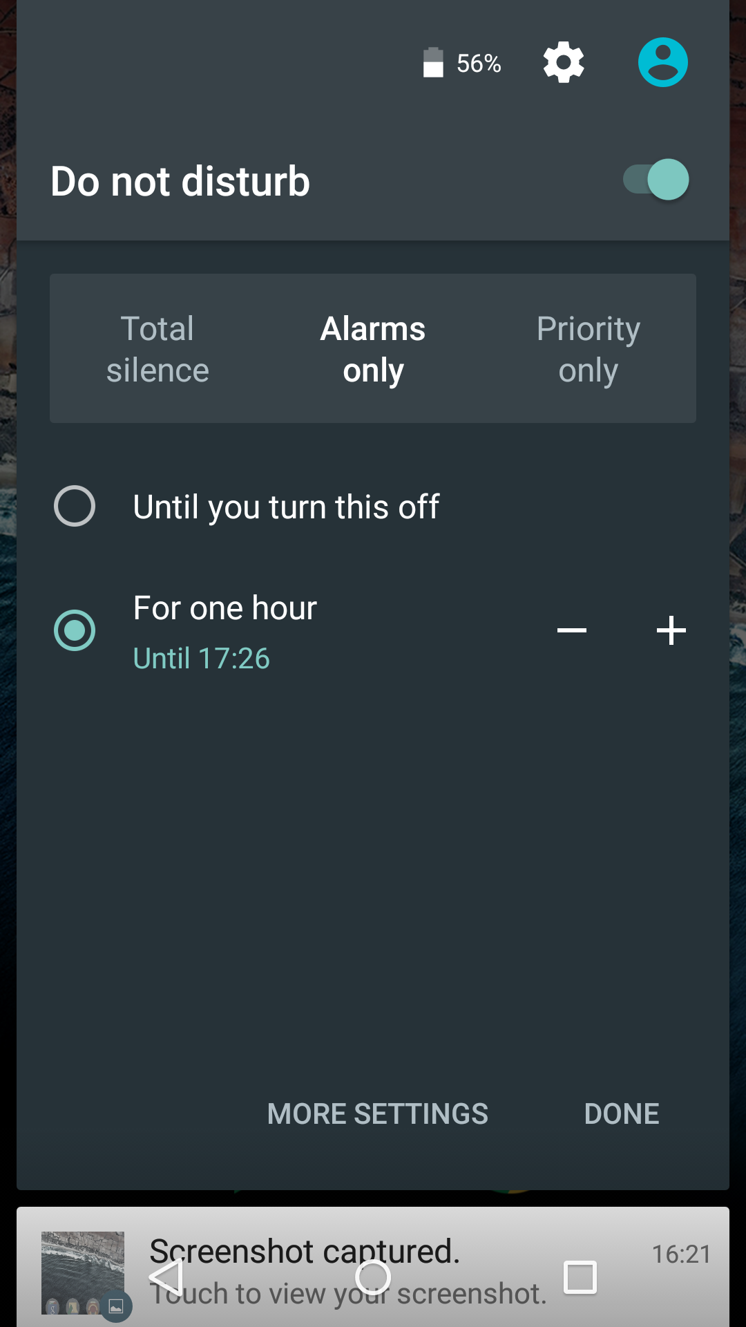 Android M - do not disturb