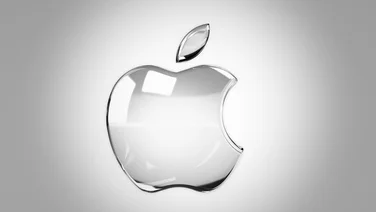 Apple glass logo