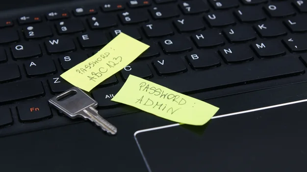 Passwords on post-its