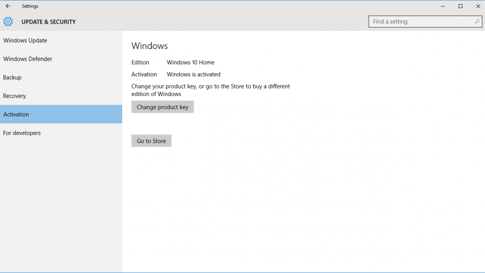Activated Windows 10