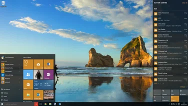 Windows 10 desktop view
