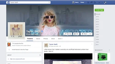 Taylor Swift on Facebook
