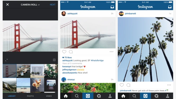 Instagram landscape update