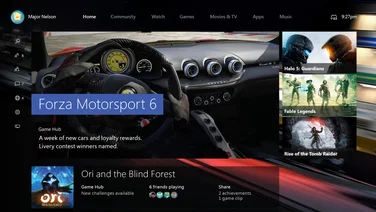 Xbox One Windows 10 update home