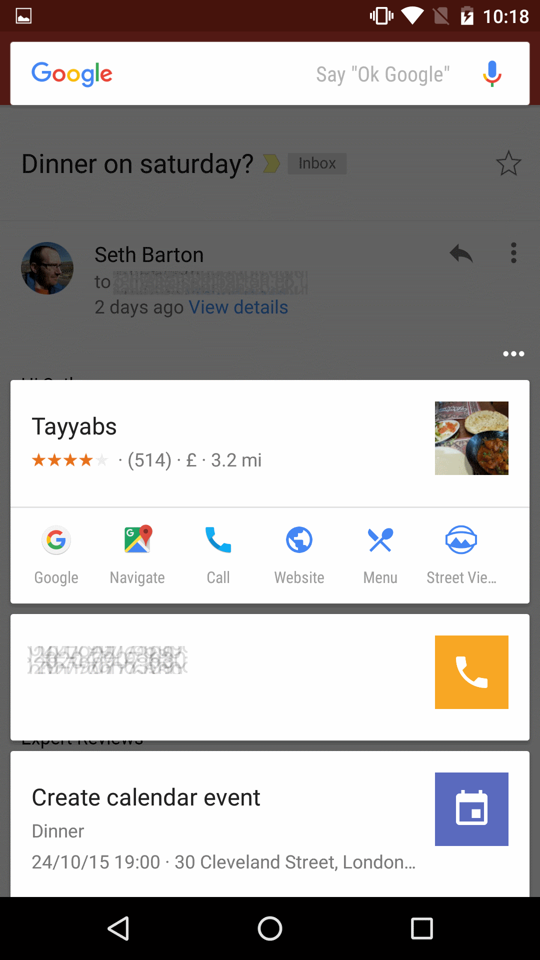 Android 6 Now on Tap