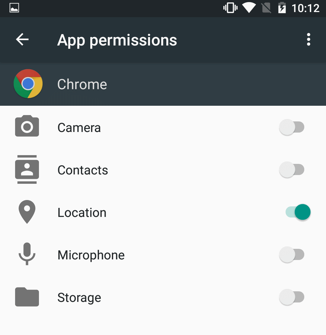 Android 6 app permissions