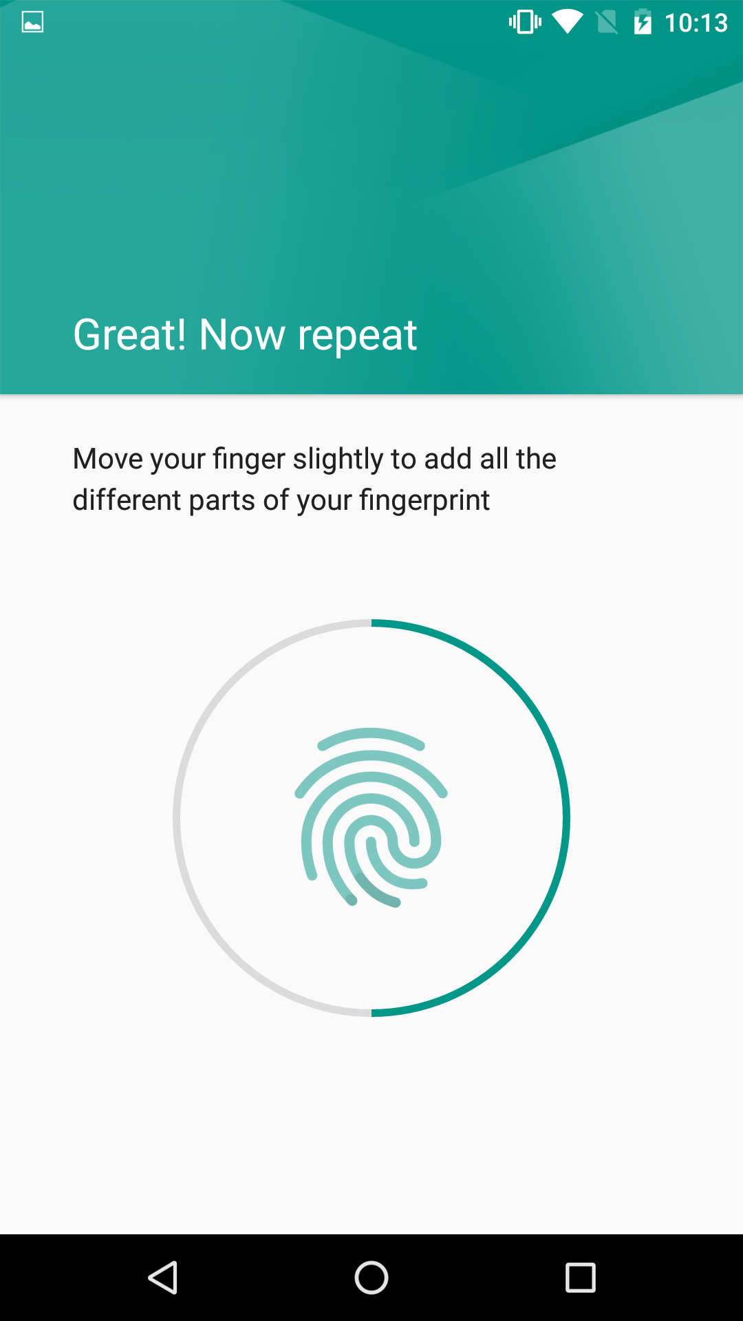 Android 6 fingerprints