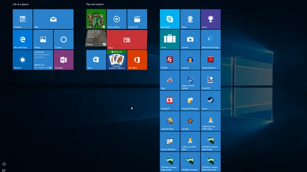 Full screen Windows 10 Start menu