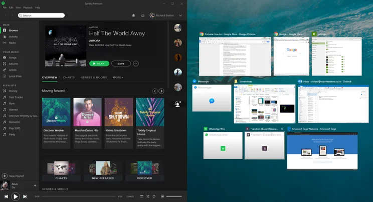 Windows 10 Snap