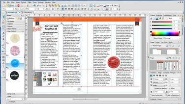 Serif PagePlus X9 layout