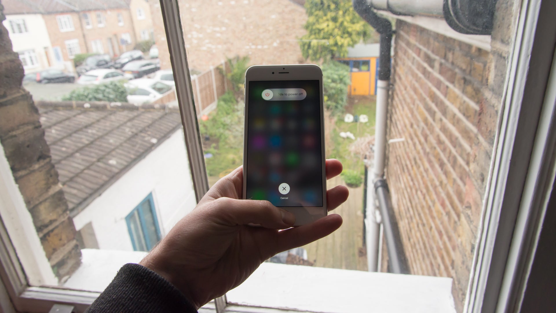 Refresh iPhone hold Home button