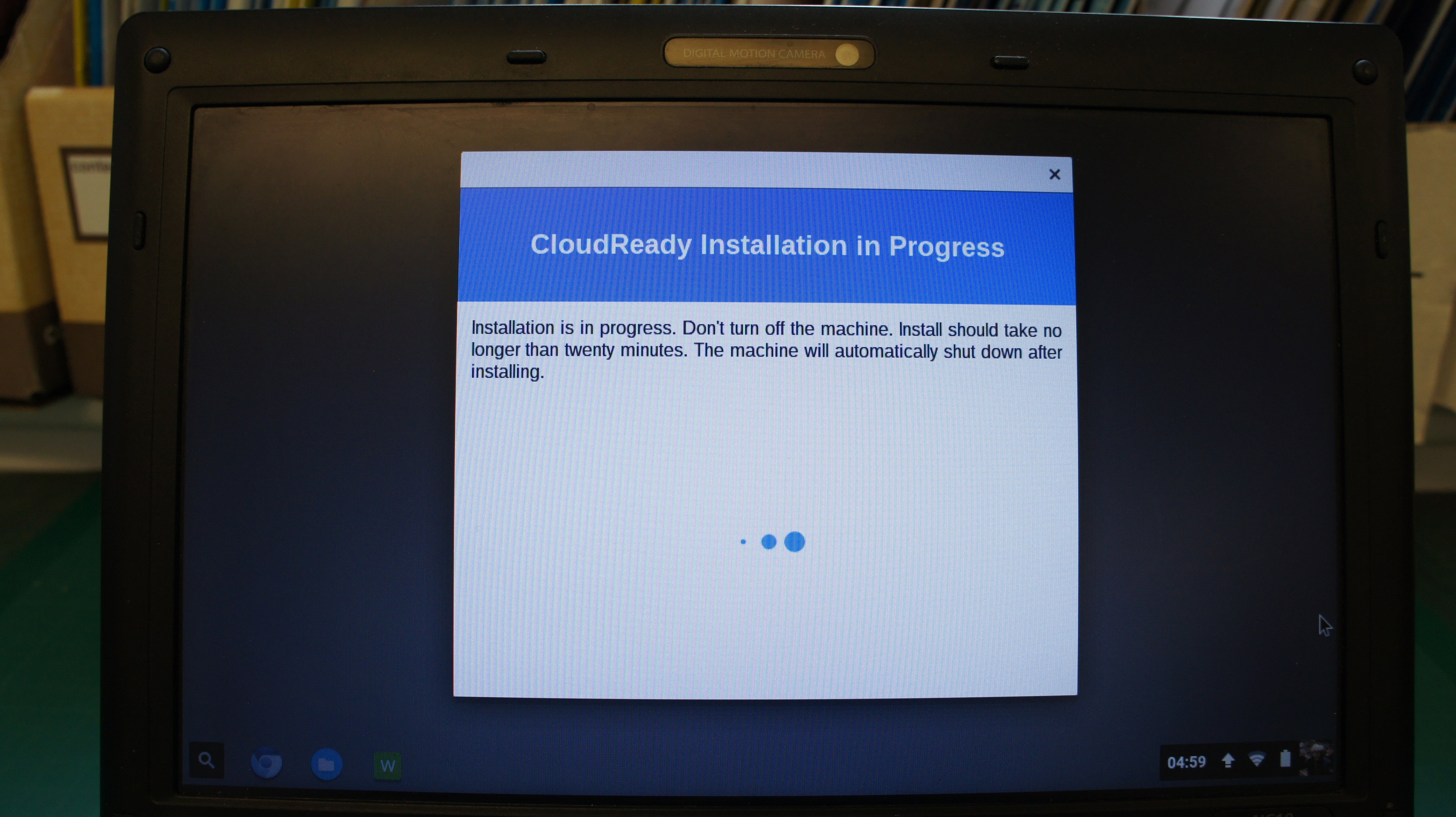 CloudReady Installing