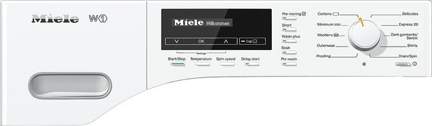 Miele W1 WMB120 control panel