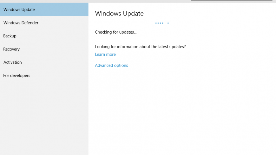 Windows 10 updates