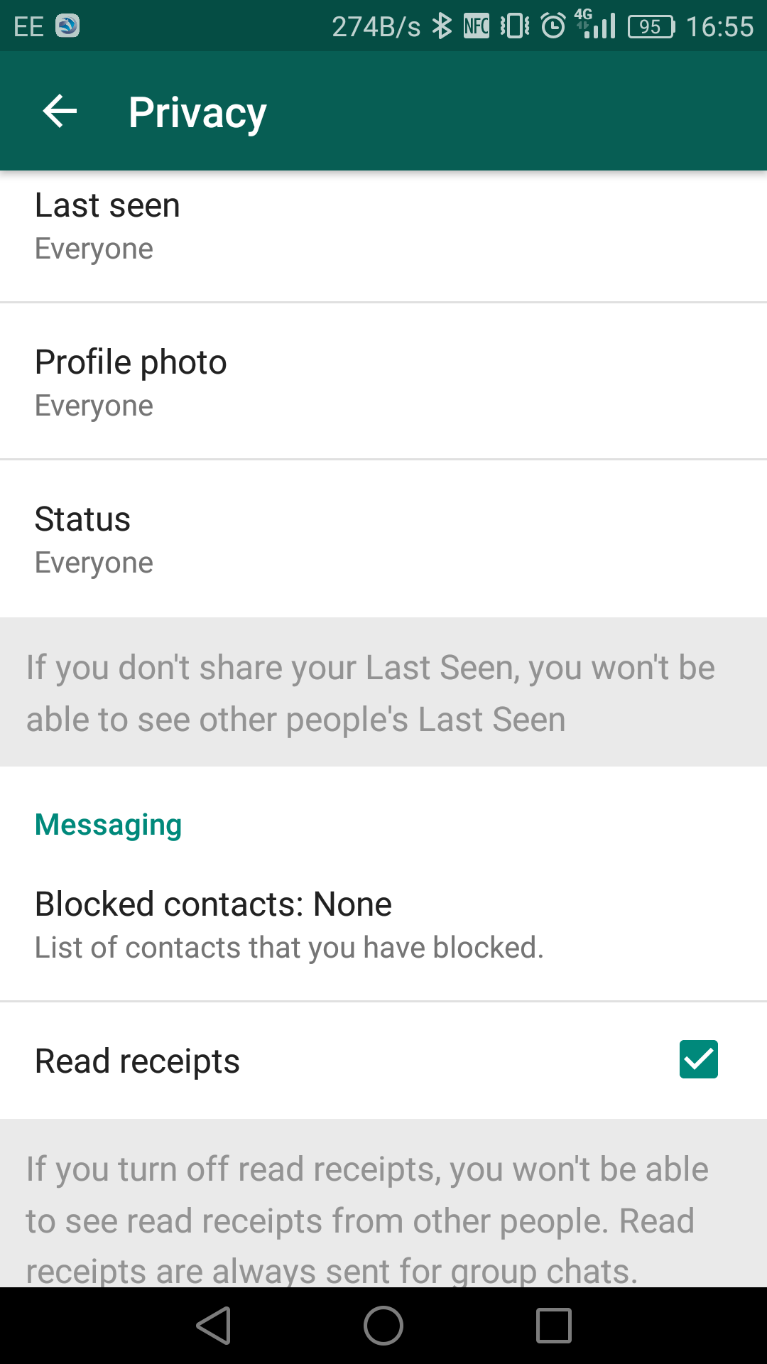 WhatsApp Privacy