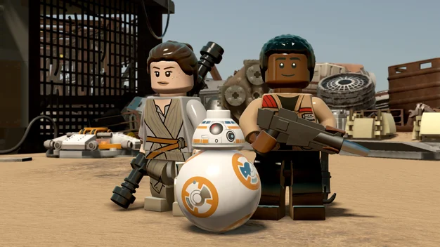 Lego Star Wars: The Force Awakens, Finn, Rey and BB8