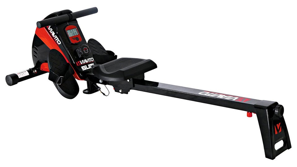 Viavito Sumi Folding Rowing Machine on a white background - best rowing machine 