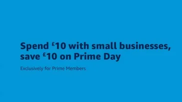 ENDS TODAY: Get a £10 Prime Day voucher by spending £10 on a small ...