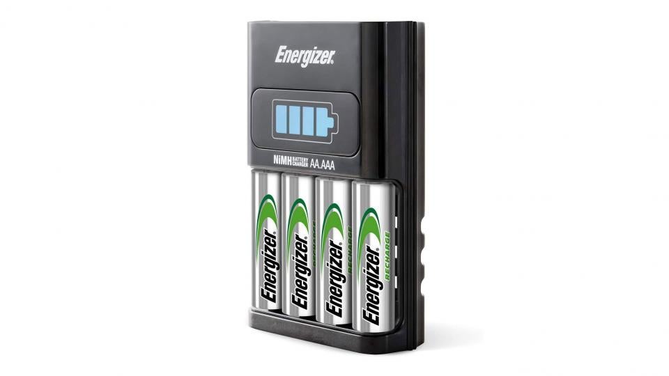 Energizer Recharge Plus Combo with Case, 6 AA and 4 AAA NiMH