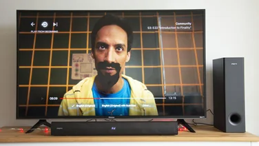 Creative Stage V2 review - soundbar and subwoofer with TV