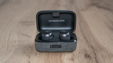 Sennheiser Momentum True Wireless 3 review - earbuds in charging case