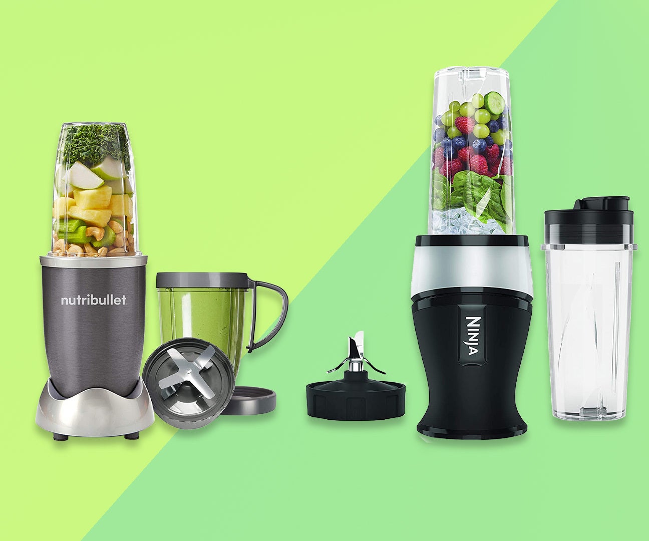 NutriBullet vs Nutri Ninja Which personalsized blender is better
