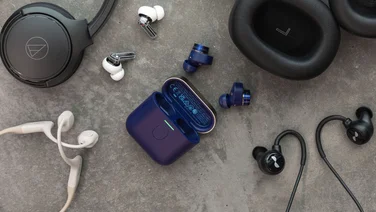 selection of headphones
