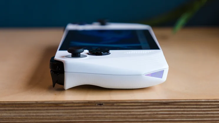 Asus ROG Ally review - side view left