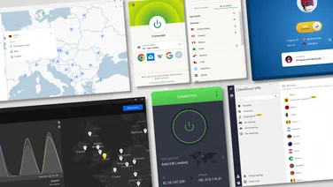best vpn montage of screenshots from vpn services