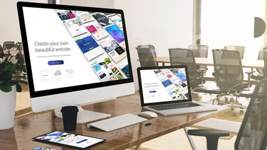 best website builder header