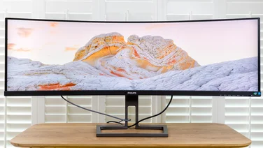 Philips 45B1U6900CH SuperWide review - front view no webcam