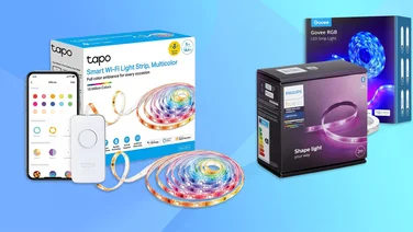 A selection of LED strip lights