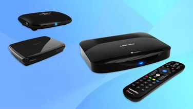 A collection of freeview boxes