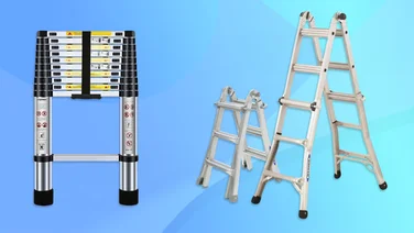 A group of telescopic ladders