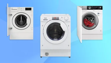 A trio of integrated washer dryers