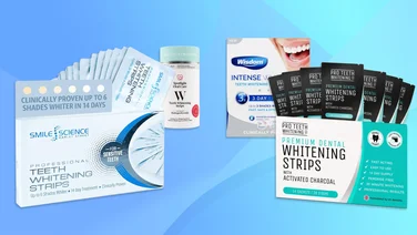 A selection of teeth whitening products