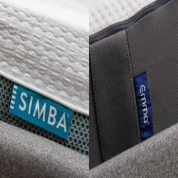 Simba and Emma mattress tag logos