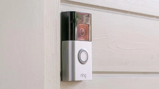 Featured image of the Ring Video Doorbell installed on a white wooden surface