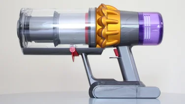 Product shot of the Dyson V15s Detect Submarine side view