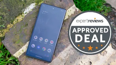 The Google Pixel 7a on a brick wall