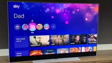 Sky Glass showing Playlist avatar update 2024