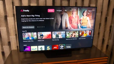 Image of a TV displaying Freely