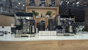 IFA 2024 Ninja Luxe Cafe next to Premium model header