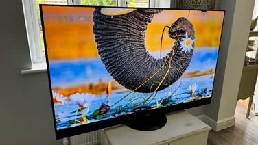 Image of the Panasonic Z95A OLED TV from the left-hand side