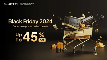 Bluetti Black Friday sale banner